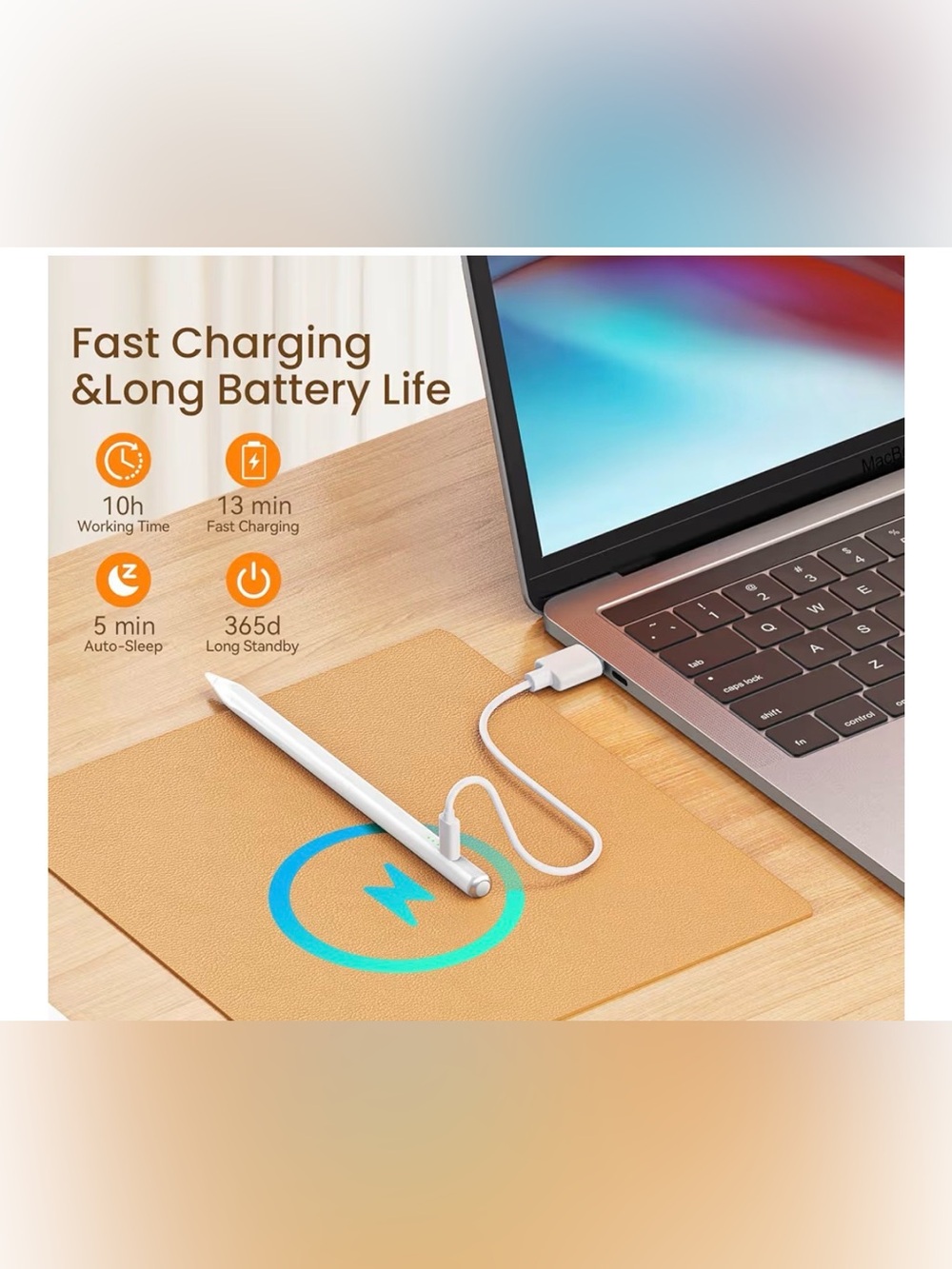 Pen for iPad 2018-2026,13Min Fast Charge Apple iPad Pencil Both for $85